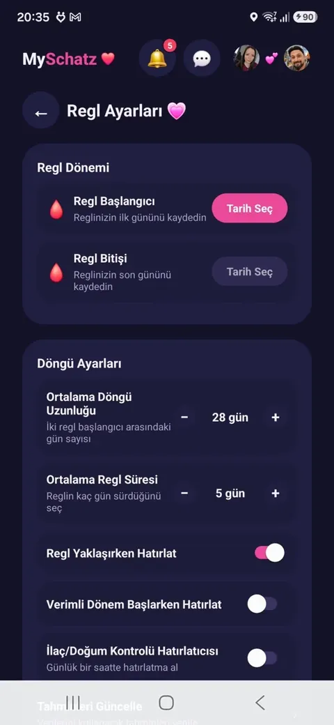 Cycle Tracking — 1