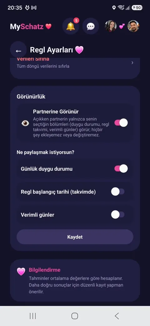 Cycle Tracking — 2